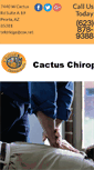 Mobile Screenshot of cactuschiropractic.net